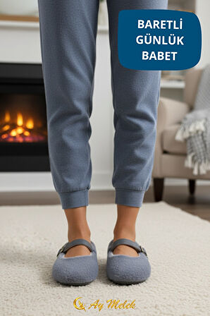 Kadın Babet Ev Ayakkabısı Ofis İş Günlük Şık Rahat Ayakkabı