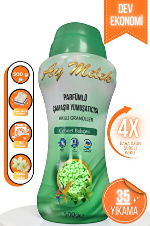 Çamaşır Parfümü 500gr Granül Parçacıklı Çamaşır Yumuşatıcısı (Cennet Bahçesi)