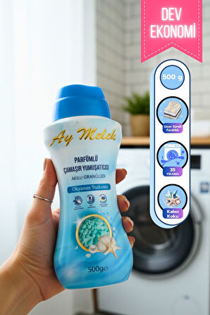 Çamaşır Parfümü 500 gr Çamaşır Yumuşatıcısı Granül Parçacıklı (Okyanus Esintisi)