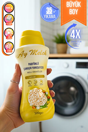 Çamaşır Parfümü Çamaşır Yumuşatıcısı 500 gr Granül Parçacıklı (Lalezar)
