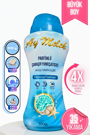 Çamaşır Parfümü 500 gr Çamaşır Yumuşatıcısı Granül Parçacıklı (Okyanus Esintisi)