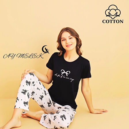 Kadın Pijama Takımı Pamuklu Lüx Pijama Seti