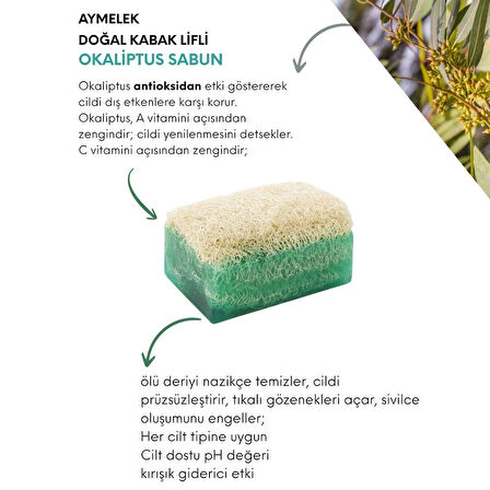 Okaliptus Özlü Doğal Kabak Lifli Güzellik Sabunu