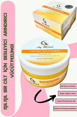 Sleek Body Scrub Besleyici Arındırıcı Nemlendiricili Vücut Peelingi Etkili Scrap