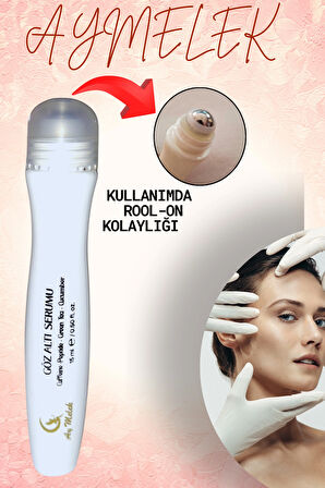 Göz Altı ve Göz Çevresi Yaşlanma, Morluk ve Torbalanma Karşıtı Nemlendirici Roll On Serum 15 ml