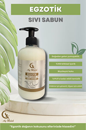 Doğal Sıvı Sabun Egzotik Meyve Kokulu Ferahlatıcı Ve Arındırıcı Etki 500ml