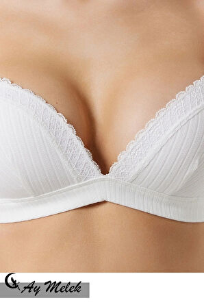 Kadın Sütyen Dantelli Çamaşır Desteksiz Toparlayıcı İç Giyim