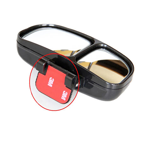 Sürücü Kursu Eğitmen Kör Nokta Aynası Çiftli Yan Ayna Siyah