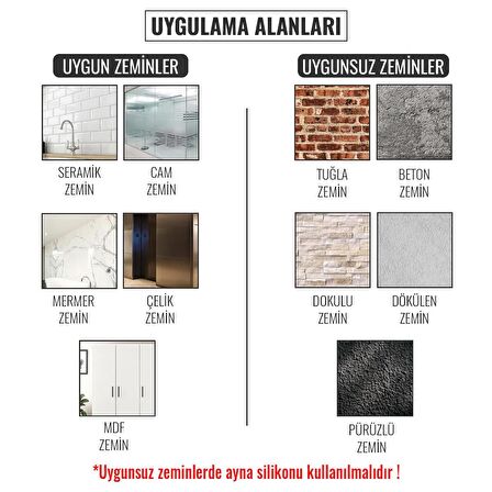 Ayna | Füme Ayna | 4'lü Takım Vintage Ayna | 30cm X 45cm