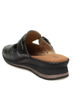 Forelli 80625 Cary-H Tek Toka Siyah Kadın Terlik