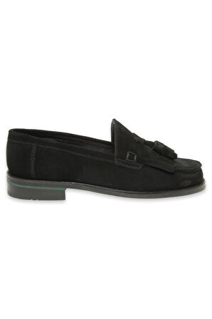 Tetri 1200 Hakiki Deri Loafer Siyah Erkek Ayakkabı
