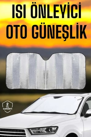 Oto Güneşlik Isı Önleyici Tüm Araçlara Uyumlu UV Işınlarına Karşı