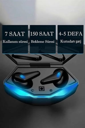 Bluetooth Oyuncu Kulaklığı ANC Özelliği Yüksek Ses Kaliteli