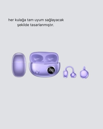 Bluetooth YXG10 Kulak Arkası Tasarım Cilt Dostu Silikon Hafif Yapı