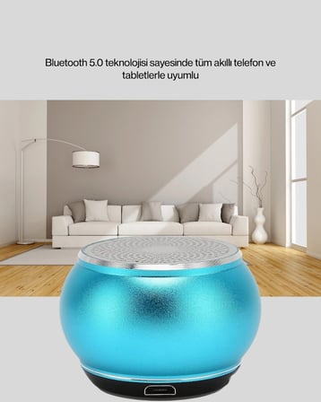 Kablosuz Bluetooth Hoparlör | 2-3 Saat Kesintisiz Müzik Keyfi Yeni Nesil