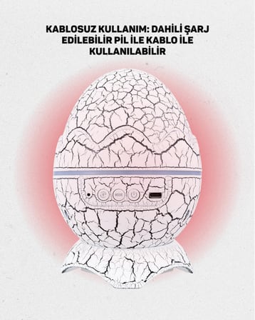 Çocuk Odası İçin Galaxy Projektör + Beyaz Gürültü + Uzaktan Kumandalı