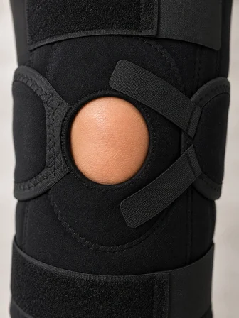 Ligament Destekli Dizlik Ayarlanabilir Cırtlı Açık Patella Diz Destekliği