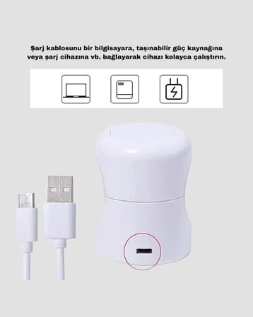 Mini Tırnak Kurutucu – Hızlı Kurutma İçin UVLED Işık Teknolojisi Yeni Nesil