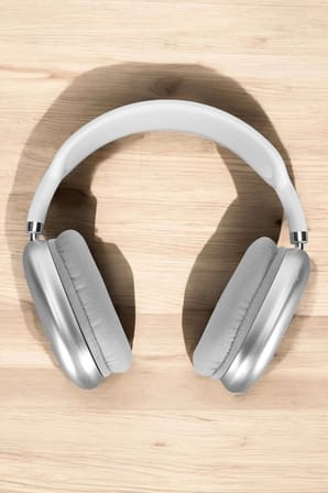 P9 Plus Kablosuz Kulak Üstü Bluetooth Kulaklık Beyaz Yüksek Ses Kaliteli