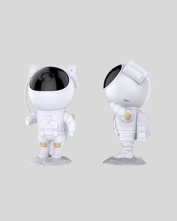 Bluetooth Müzikli Astronot Projeksiyon Lambası Yıldız ve Ay Efektli