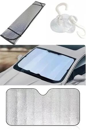 Araç Ön Cam Güneşlik UV ve Isı Koruma Katlanabilir Toyota Corolla Skoda Superb Dacia Duster Ford Focus