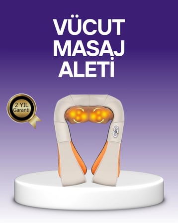 Ovmalı Boyun ve Sırt Masaj Cihazı