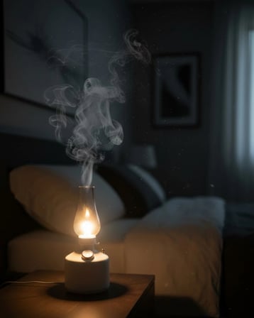 280 ml Retro Tasarım LED Işıklı USB Nemlendirici Aroma Difüzör