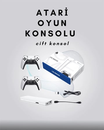 4K Destekli Bluetooth Retro Oyun Konsolu – M15 Modeli