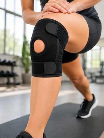 Açık Patella Dizlik Diz Kapağı Destekli Ayarlanabilir Cırtlı Sporcu Dizliği
