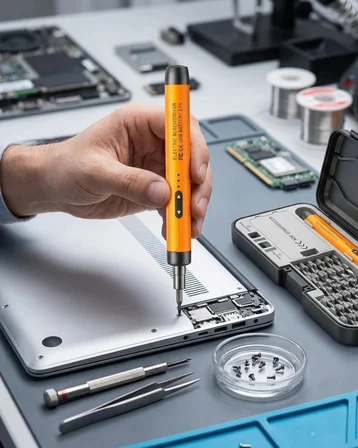 Kablosuz Alüminyum Gövdeli Elektrikli Tornavida 38 Uçlu Teknik Servis Seti