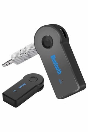 Tüm Cihazlara Uyumlu Bluetooth Aux Araç Kiti Siyah