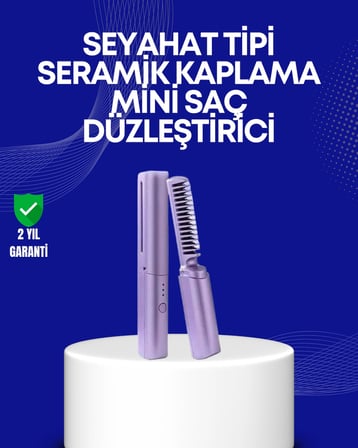 USB Şarjlı Kablosuz Saç Düzleştirici – Hızlı ve Pratik