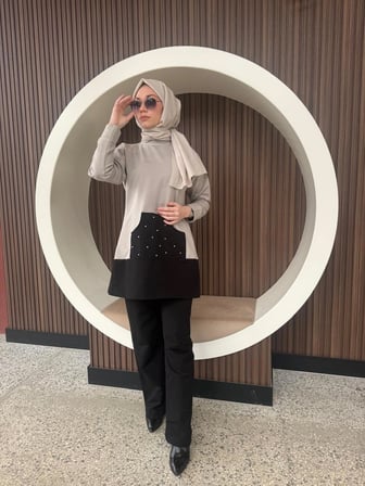 Günlük Şık Alt Üst İkili Tesettür Eşofman Takım