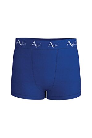 Erkek Pamuk Likralı Düz Premium 4'lü Boxer Seti