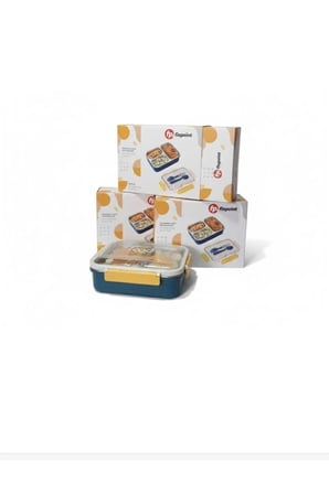SEFER TASI 304 ÇELİK BÖLMELİ 620ML YEMEK/ BESLENME ÇANTASI