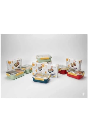 SEFER TASI 304 ÇELİK BÖLMELİ 620ML YEMEK/ BESLENME ÇANTASI