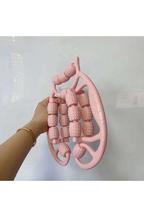 Sırt ve bacak masajı için 18 tekerlekli rahatlatıcı alet
