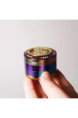 50mm Mıknatıslı Baharat ve Tütün Öğütücü, Çok Katlı, Şık Dizayn