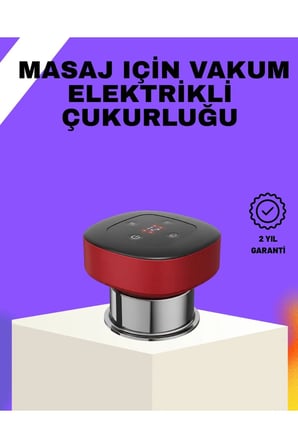 Çok Kademeli Vakumlu Masaj Aleti Isıtmalı Ev Terapisi