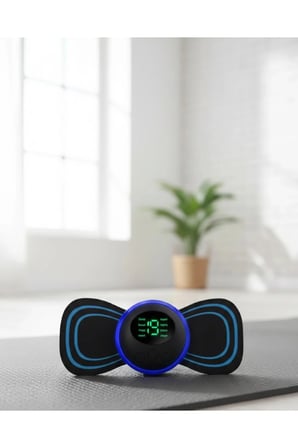 Mini EMS Vücut Masaj Cihazı, Ayarlanabilir Seviye ve Zamanlayıcı ile
