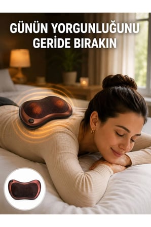 Taşınabilir Çok Fonksiyonlu Masaj Cihazı, Boyun, Bel, Sırt ve Ayak İçin