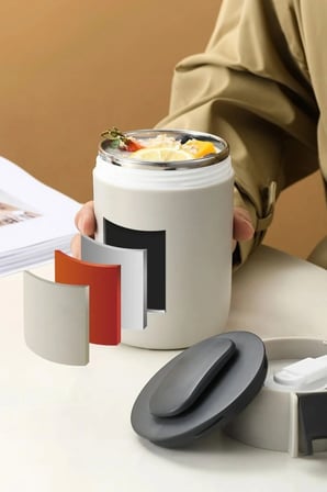 580 ml Yemek Termosu Yemek Taşıma Saklama Sefer Tası Mama Saklama
