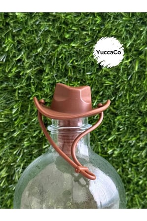 Kovboy Şapkalı Figür Şişe Tıpası