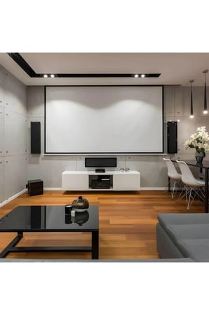 240x200 cm projeksiyon perdesi, yüksek kaliteli görüntü deneyimi