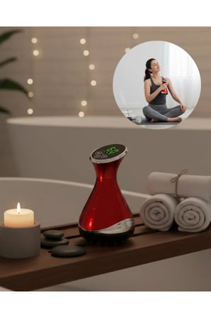 Isıtmalı Vakumlu Elektrikli Kupa ile Derin Doku Rahatlaması