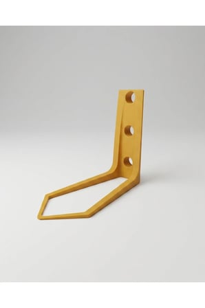 3'lü Şarap Standı Rafı - Masa Üstü Şaraplık 25x34 cm GOLD