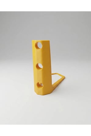 3'lü Şarap Standı Rafı - Masa Üstü Şaraplık 25x34 cm GOLD
