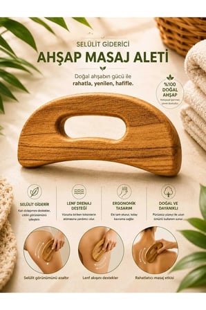 Dogal Ahsap Masaj Aleti Ve Akupunktur İle Lenf Drenaj Destekleyici
