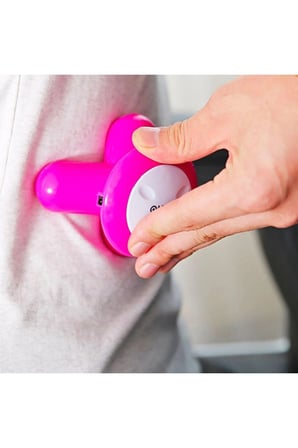 Mini USB Şarjlı 3 Başlıklı Titreşimli El Masaj Aleti