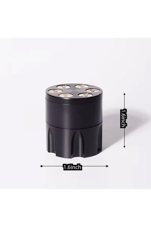 42 mm Tam Metal Grinder, Şık Tasarım ve Plastik Hazne ile Kullanım Kolaylığı